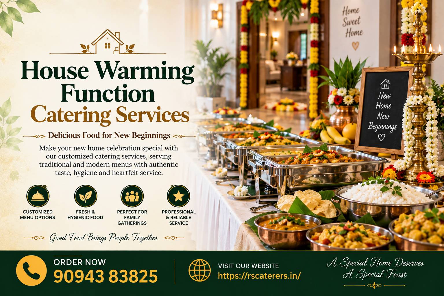 House Warming Function Catering Services in Chennai