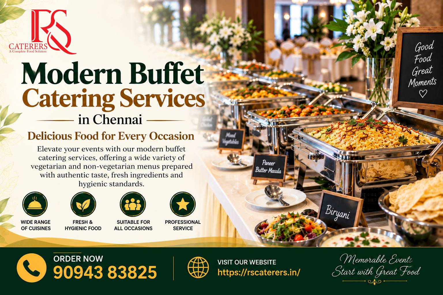 How to Plan the Perfect Modern Buffet Catering Menu for Your Event