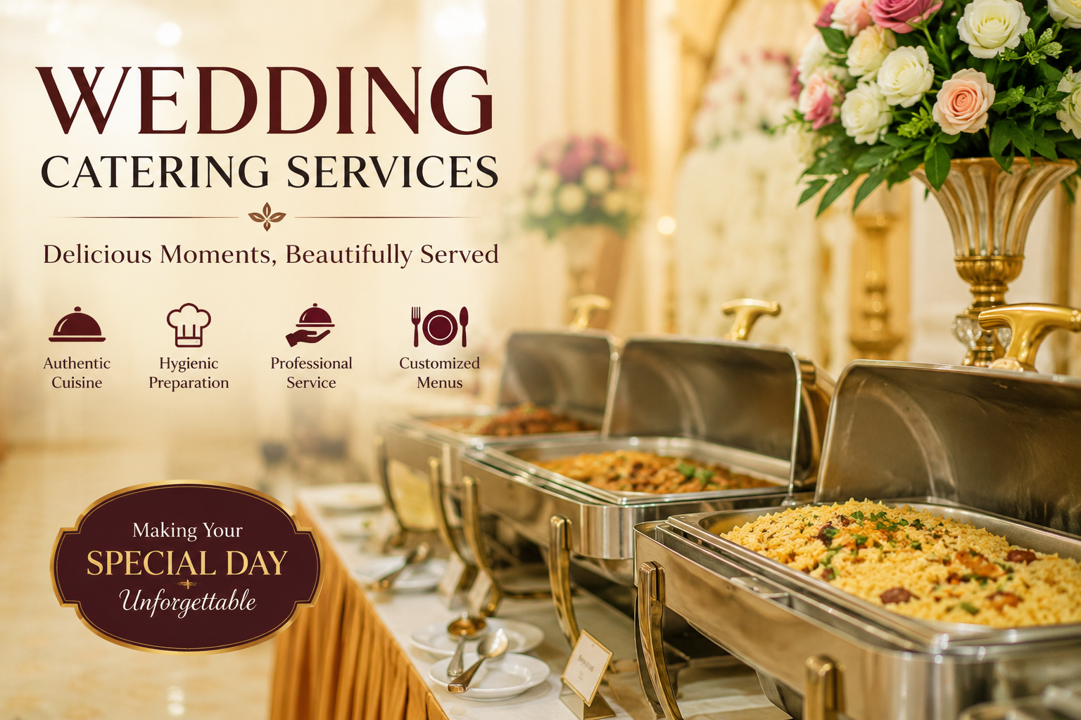 Wedding Catering Services – Premium Wedding Catering for Unforgettable Celebrations